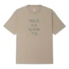T-shirt à logo, tailles asiatiques « Beige »