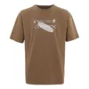 T-shirt à logo, tailles asiatiques « Marron »