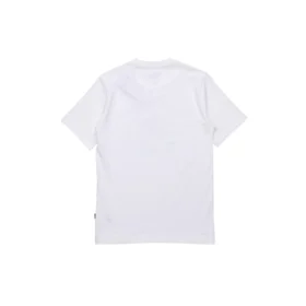 T-shirt à manches courtes avec logo et slogan pour homme, blanc