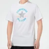 T-shirt à manches courtes avec logo et slogan pour homme, blanc