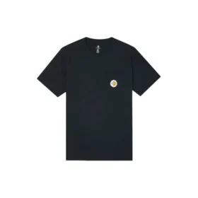 T-shirt à manches courtes avec poche et imprimé sushi, tailles asiatiques « Noir »