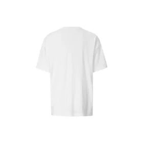 T-shirt à manches courtes blanc avec imprimé alphabétique