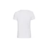 T-shirt à manches courtes blanc avec logo classique imprimé