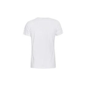 T-shirt à manches courtes blanc avec logo classique imprimé