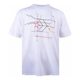 T-shirt à manches courtes blanc pour homme avec logo Converse imprimé