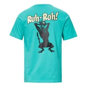 T-shirt à manches courtes bleu pour homme Converse x Scooby Doo Crossover Cartoon