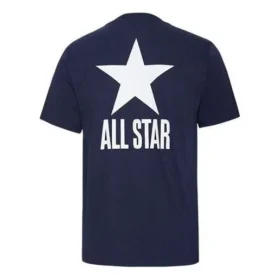 T-shirt à manches courtes Chuck Taylor All Star avec logo alphabétique « Bleu »