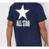 T-shirt à manches courtes Chuck Taylor All Star avec logo alphabétique « Bleu »