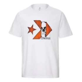 T-shirt à manches courtes Chuck Taylor Skull Logo, tailles asiatiques « Blanc »