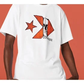 T-shirt à manches courtes Chuck Taylor Skull Logo, tailles asiatiques « Blanc »