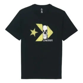 T-shirt à manches courtes Chuck Taylor Skull Logo, tailles asiatiques « Noir »