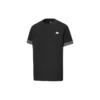 T-shirt à manches courtes Converse City pour homme, poignets contrastés, col rond, noir