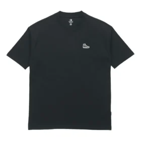T-shirt à manches courtes Converse Classic Chuck Printing pour homme, noir T-shirt à manches courtes Converse Classic Chuck Printing pour homme, noir