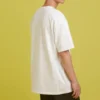 T-shirt à manches courtes Converse Flame Series imprimé pour homme, blanc