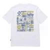 T-shirt à manches courtes Converse Logo Printing pour homme, blanc
