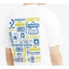 T-shirt à manches courtes Converse Logo Printing pour homme, blanc