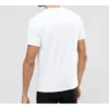 T-shirt à manches courtes Converse Pure Cotton Alphabet pour homme, blanc