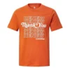 T-shirt à manches courtes Converse Renew pour homme avec imprimé Alphabet, orange