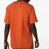 T-shirt à manches courtes Converse Renew pour homme avec imprimé Alphabet, orange