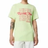 T-shirt à manches courtes Converse Renew pour homme avec imprimé Alphabet, vert