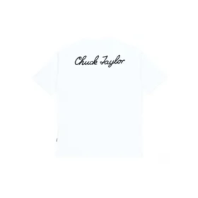 T-shirt à manches courtes Converse SS22 Classic Chuck Printing pour homme, blanc T-shirt à manches courtes Converse SS22 Classic Chuck Printing pour homme, blanc