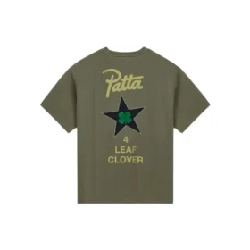 T-shirt à manches courtes Converse x Patta Four-Leaf Clover, tailles asiatiques « Vert olive » T-shirt à manches courtes Converse x Patta Four-Leaf Clover, tailles asiatiques « Vert olive »
