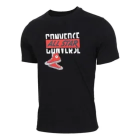 T-shirt à manches courtes Dangling Chuck, tailles asiatiques « Black » T-shirt à manches courtes Dangling Chuck, tailles asiatiques « Black »