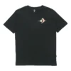 T-shirt à manches courtes décontracté et sportif Converse pour homme, noir