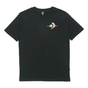 T-shirt à manches courtes décontracté et sportif Converse pour homme, noir T-shirt à manches courtes décontracté et sportif Converse pour homme, noir