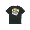 T-shirt à manches courtes décontracté et sportif Converse pour homme, noir