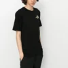 T-shirt à manches courtes décontracté et sportif Converse pour homme, noir