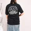 T-shirt à manches courtes Earth Moon Sun, tailles asiatiques « Noir »