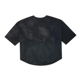 T-shirt à manches courtes en maille ample et respirante, noir T-shirt à manches courtes en maille ample et respirante, noir