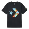 T-shirt à manches courtes Peace and Unity, tailles asiatiques « Noir »