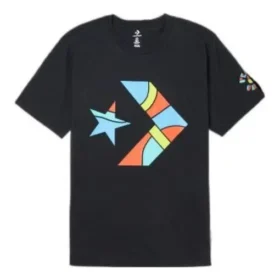 T-shirt à manches courtes Peace and Unity, tailles asiatiques « Noir »