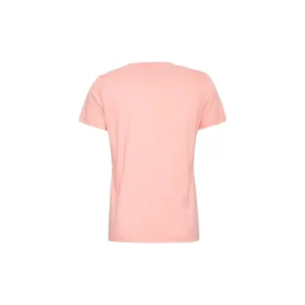 T-shirt à manches courtes rose avec logo classique imprimé