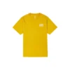 T-shirt à manches courtes rétro décontracté pour homme Converse avec logo Alphabet imprimé, jaune