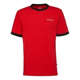 T-shirt à manches courtes Slub Ringer, tailles asiatiques « Red » T-shirt à manches courtes Slub Ringer, tailles asiatiques « Red »