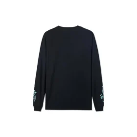 T-shirt à manches longues avec motif cactus, tailles asiatiques « Noir » T-shirt à manches longues avec motif cactus, tailles asiatiques « Noir »