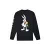 T-shirt à manches longues Converse x Bugs Bunny, tailles asiatiques « Noir »