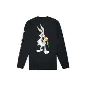 T-shirt à manches longues Converse x Bugs Bunny, tailles asiatiques « Noir » T-shirt à manches longues Converse x Bugs Bunny, tailles asiatiques « Noir »