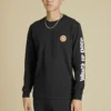 T-shirt à manches longues Converse x Bugs Bunny, tailles asiatiques « Noir »