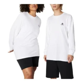 T-shirt à manches longues Go-To avec motif étoile et chevrons brodés – Tailles asiatiques « Blanc » T-shirt à manches longues Go-To avec motif étoile et chevrons brodés – Tailles asiatiques « Blanc »
