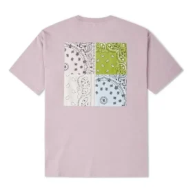 T-shirt à motif cachemire, tailles asiatiques « Rose »