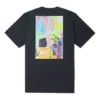 T-shirt à motif Neon Nature, tailles asiatiques « Noir »