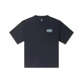 T-shirt à motif rétro de voilier, tailles asiatiques « Noir »