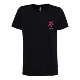 T-SHIRT À MOTIF Sportif Manches courtes Noir