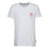 T-shirt à motif Sports à manches courtes Blanc