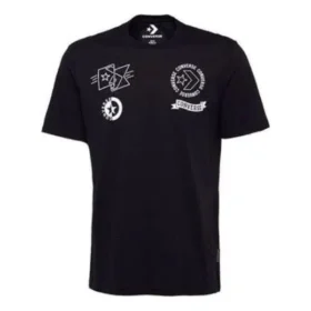 T-shirt Multi Logo, tailles asiatiques « Noir »