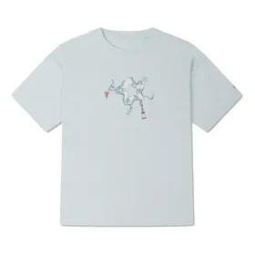 T-shirt Nautical, tailles asiatiques « Ocean Blue »